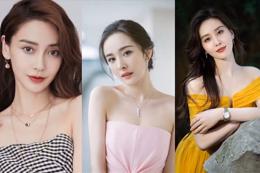 Angelababy, Dương Mịch, Lưu Thi Thi là các sao Hoa ngữ nổi bật. Ảnh: Xinhua.