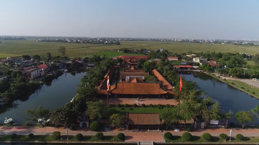 Chùa Keo được công nhận là di tích lịch sử quốc gia. Ảnh: thaibinhtv