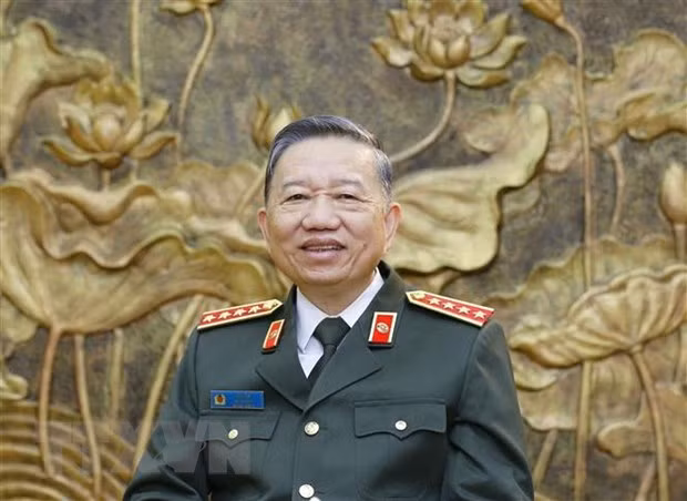 Đại tướng Tô Lâm, Ủy viên Bộ Chính trị, Bí thư Đảng ủy Công an Trung ương, Bộ trưởng Bộ Công an. (Ảnh: Doãn Tấn/TTXVN)