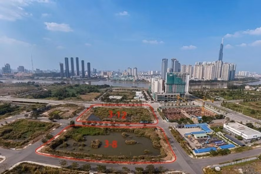Đã có 2 doanh nghiệp bỏ cọc đấu giá đất Thủ Thiêm. Ảnh: Duy Quang Đã có 2 doanh nghiệp bỏ cọc đấu giá đất Thủ Thiêm. Ảnh: Duy Quang