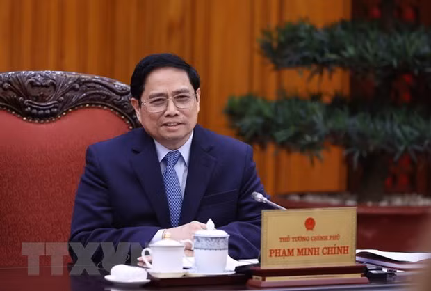 Thủ tướng Chính phủ Phạm Minh Chính. (Ảnh: Dương Giang/TTXVN) Thủ tướng Chính phủ Phạm Minh Chính. (Ảnh: Dương Giang/TTXVN)