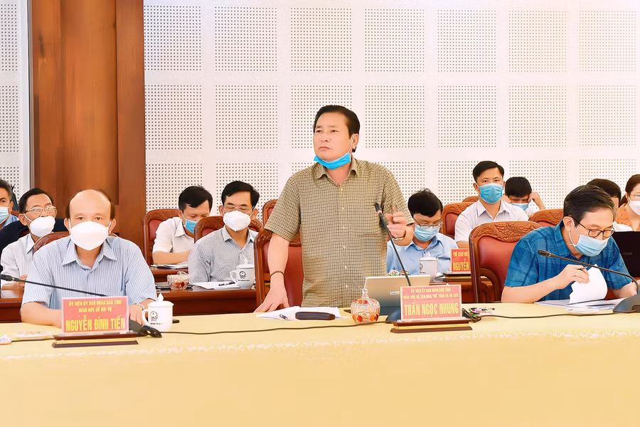 Giám đốc Sở Văn hóa-Thể thao và Du lịch Trần Ngọc Nhung phát biểu về dịch vụ du lịch trong dịp Tết nguyên đán