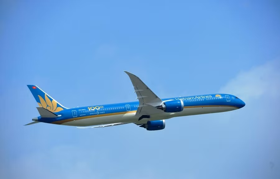 Hiện, Việt Nam có duy nhất Vietnam Airlines đang khai thác đường bay đến Moscow (Nga). Ảnh: CTV/Vietnam+