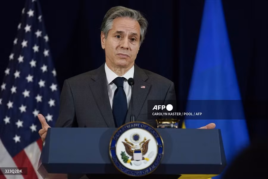 Ngoại trưởng Mỹ Antony Blinken. Ảnh: AFP
