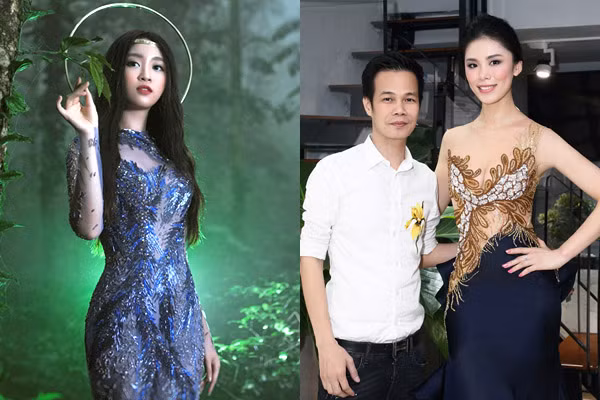 Hoa hậu Đỗ Mỹ Linh và Hoa hậu Hoàn vũ Riyo Mori đều từng trình diễn trang phục của nhà thiết kế Hoàng Hải.