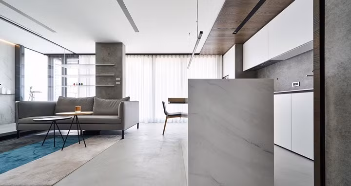  Việc tiết chế trong thiết kế và lựa chọn đồ nội thất giúp phòng khách trông thoáng đãng, rộng rãi hơn so với việc bạn cứ cố nhồi nhét thật nhiều đồ bên trong.