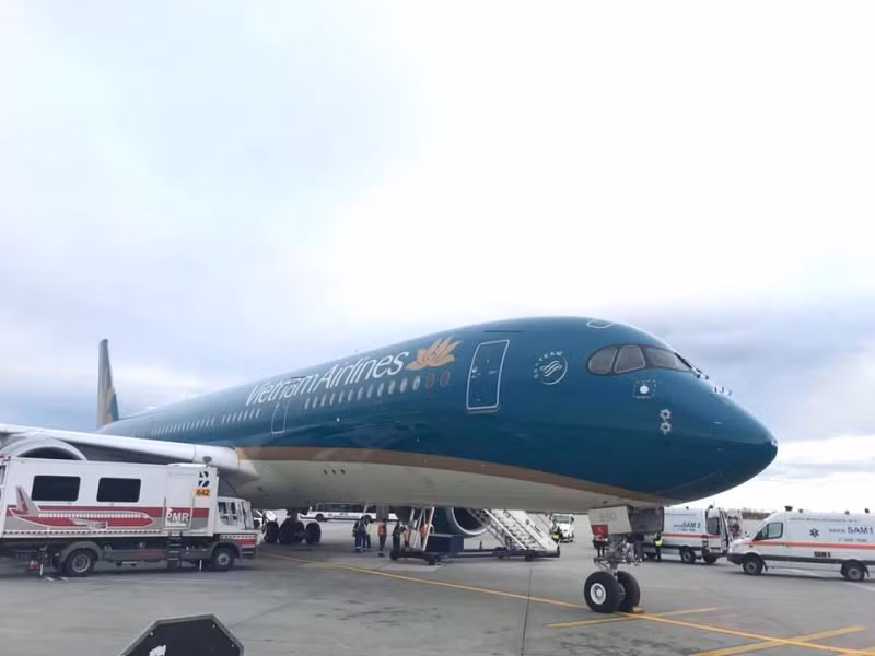Chuyến bay mang số hiệu VN36 khởi hành từ Frankfurt (Đức) đi Hà Nội ngày 2/4/2018 đã hạ cánh khẩn xuống sân bay Bucharest Henri Coanda của Romania để cấp cứu một hành khách gặp vấn đề sức khỏe.