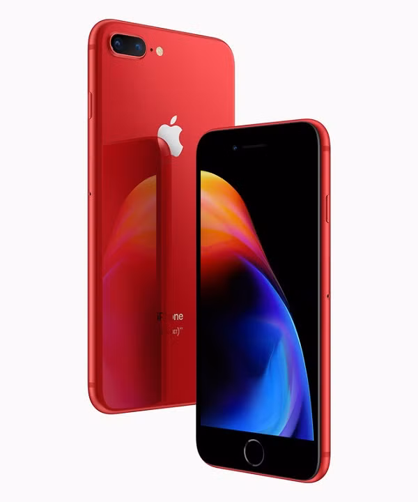 Vẻ đẹp long lanh của bộ đôi iPhone 8 - iPhone 8 Plus màu đỏ.