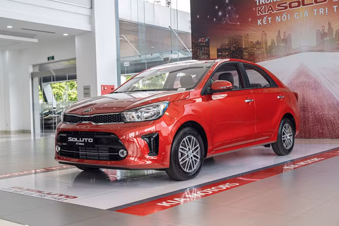  Kia Soluto lần đầu lọt Top 10 mẫu xe bán chạy nhất thị trường trong tháng 11.2019 