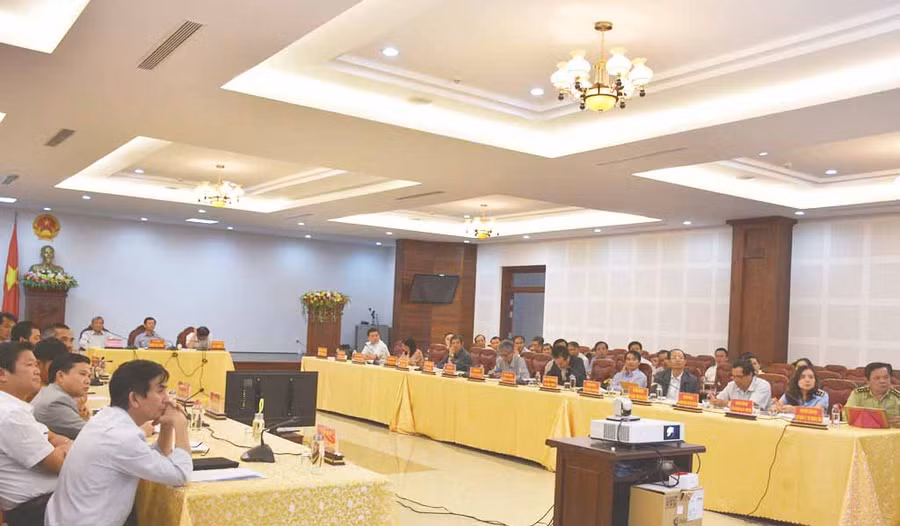 Quang cảnh Hội nghị tại điểm cầu Gia Lai. Ảnh: Lê Nam