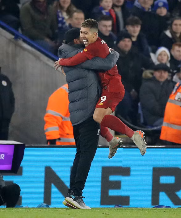  Thắng lợi này giúp thầy trò HLV Jurgen Klopp rộng cửa vô địch Premier League - Ảnh: REUTERS