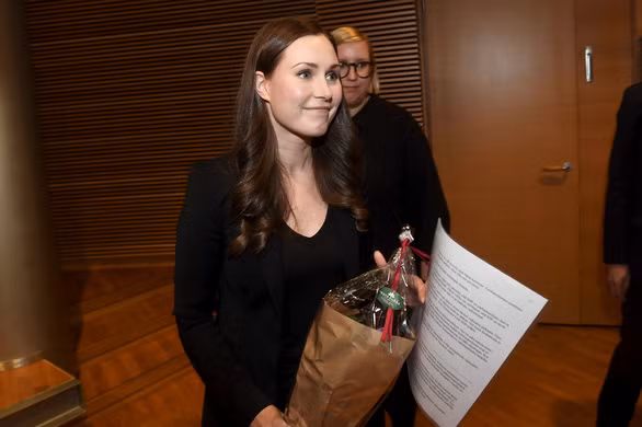 Bà Sanna Marin, 34 tuổi vừa được lựa chọn là tân Thủ tướng của Phần Lan - Ảnh: REUTERS