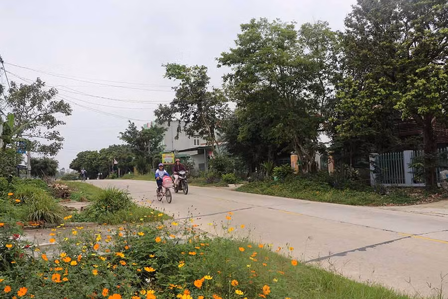 Diện mạo nông thôn tại thị xã An Khê ngày càng khởi sắc. Ảnh: N.M