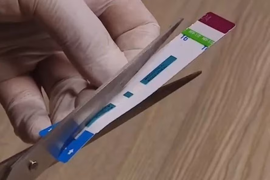 1.272 kết quả test đã được ghi khống vào sơ đồ Test HIV ½