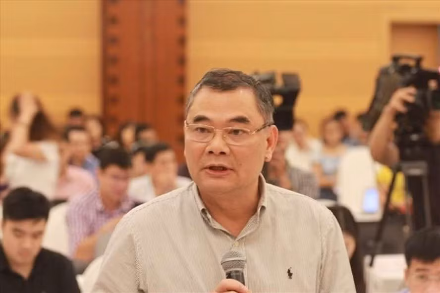Thiếu tướng Tô Ân Xô - Chánh Văn phòng, Người phát ngôn Bộ Công an. Ảnh Trần Vương