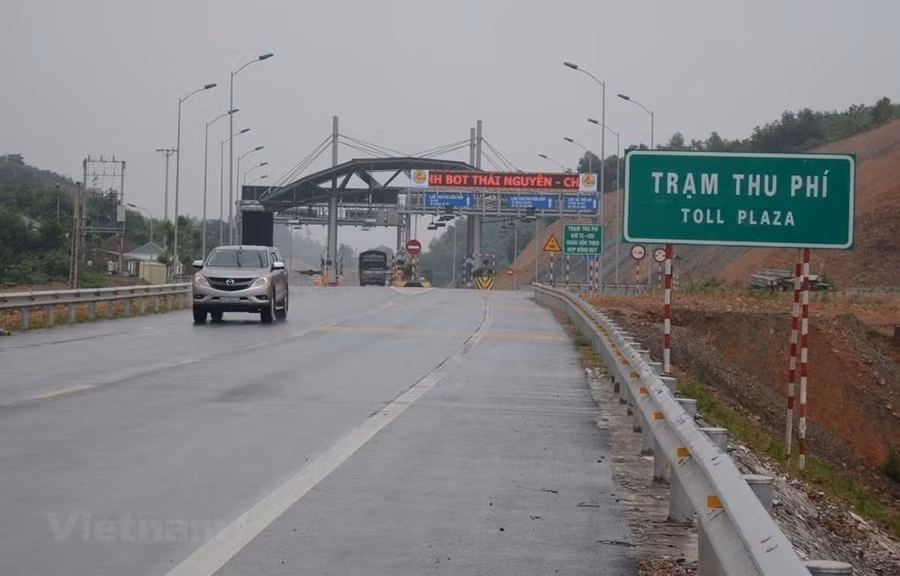 Trạm thu phí của dự án BOT Thái Nguyên-Chợ Mới. (Ảnh: Việt Hùng/Vietnam+) Trạm thu phí của dự án BOT Thái Nguyên-Chợ Mới. (Ảnh: Việt Hùng/Vietnam+)