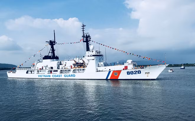 Chiếc tàu tuần duyên lớp Hamilton đầu tiên đã được chuyển giao cho Việt Nam từ 2017 - Ảnh chụp màn hình PTR
