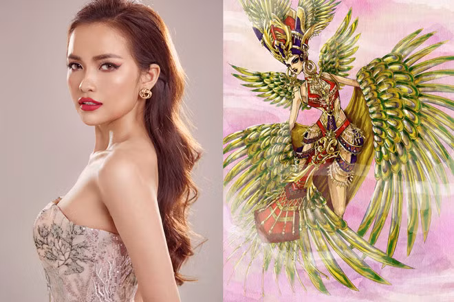  Thiết kế được Ngọc Châu lựa chọn để 'mang chuông đi đánh xứ người' - Ảnh: NVCC