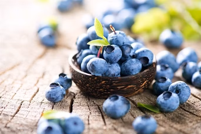 Việt quất rất giàu chất chống oxy hóa và có đặc tính ngăn ngừa bệnh tật. Ảnh: Shutterstock