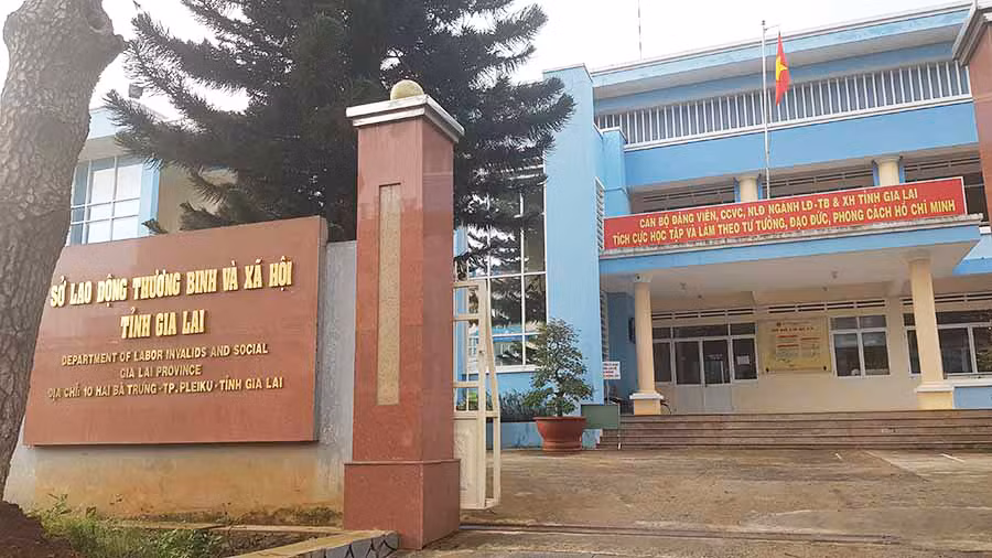Trụ sở làm việc của Sở LĐ-TB-XH tỉnh Gia Lai. Ảnh: Hạ Vy