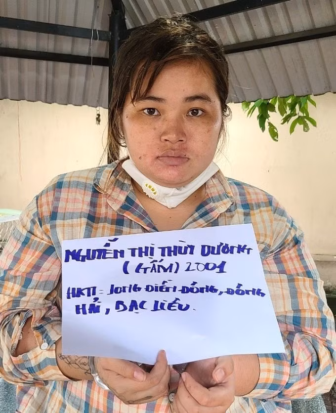 Đối tượng Nguyễn Thị Thùy Dương. Ảnh: CABD Đối tượng Nguyễn Thị Thùy Dương. Ảnh: CABD