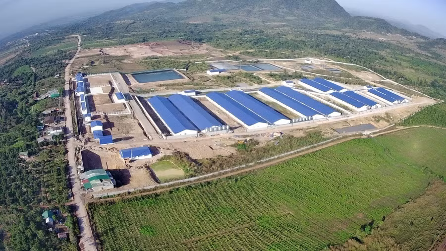 Khu Tổ hợp Nông nghiệp ứng dụng công nghệ cao DHN Đắk Lắk trị giá đầu tư 1.500 tỷ đồng được xây dựng bài bản tại huyện Cư M'gar. Ảnh: H.N