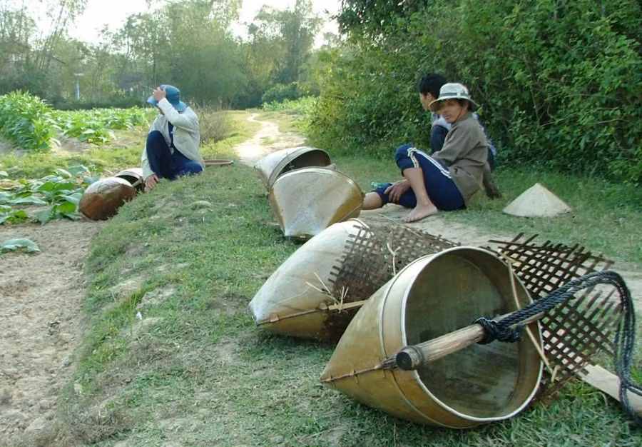  Làng trồng thuốc lá. Ảnh: T.Đ.T