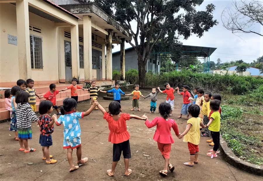 Chất lượng giáo dục tại các điểm trường lẻ trong tỉnh ngày càng được nâng cao. Ảnh: Trần Dung