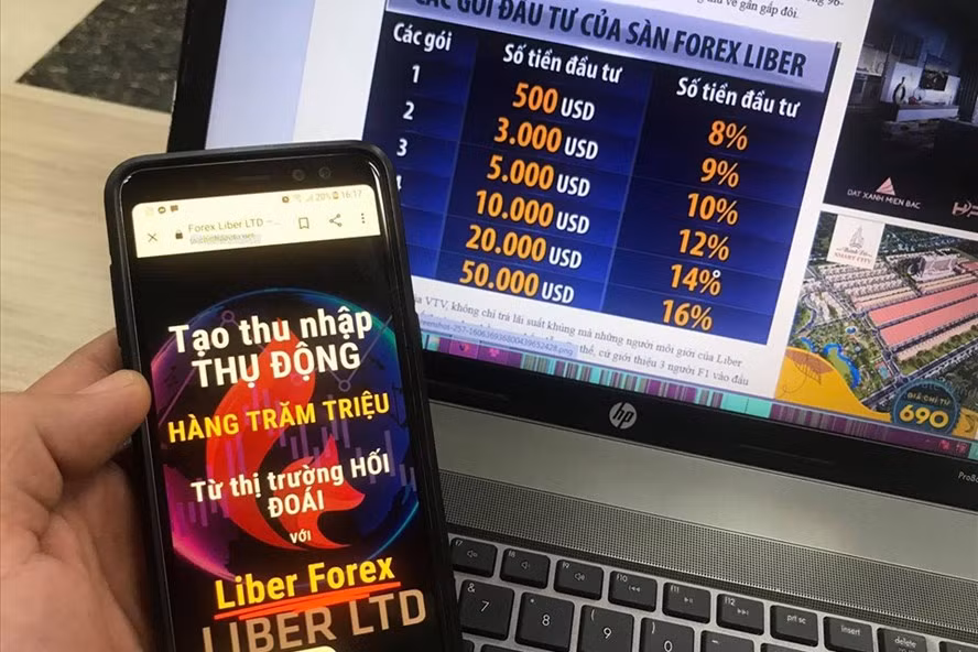 Các sàn Forex tại Việt Nam hoạt động đều không có giấy phép, không có pháp nhân, máy chủ điều hành hoạt động giao dịch đều đặt ở nước ngoài. Ảnh: N.Văn Các sàn Forex tại Việt Nam hoạt động đều không có giấy phép, không có pháp nhân, máy chủ điều hành hoạt động giao dịch đều đặt ở nước ngoài. Ảnh: N.Văn