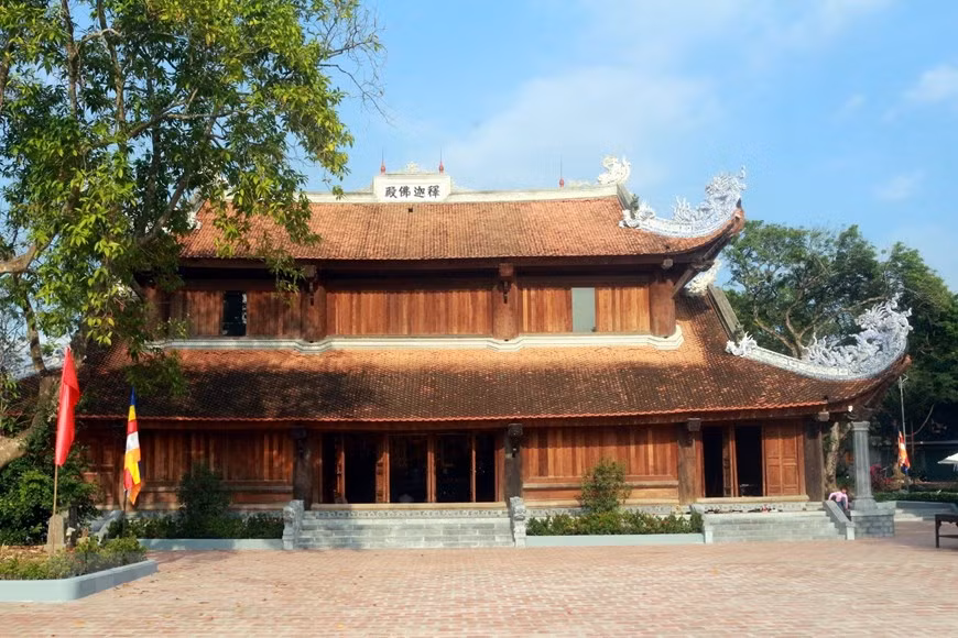 Gian chính điện của chùa. (Nguồn: TTXVN phát)