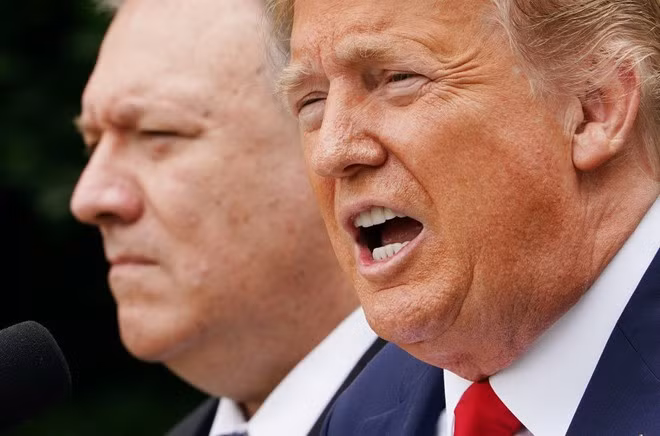 Tổng thống Trump liên tục có những động thái mạnh mẽ đối phó Trung Quốc vào cuối nhiệm kỳ - Ảnh: AFP