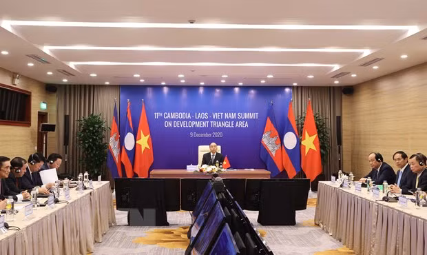 Thủ tướng Nguyễn Xuân Phúc dự Hội nghị. (Ảnh: Thống Nhất/TTXVN)
