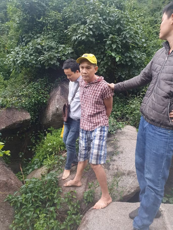 Nghi phạm Thành đã bị bắt giữ tại Phú Yên