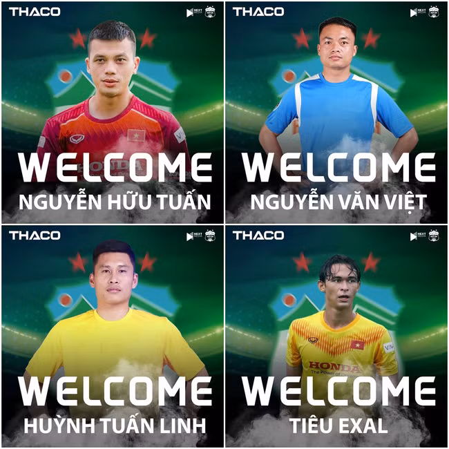 4 tân binh đều được HAGL nhắm đến hàng thủ