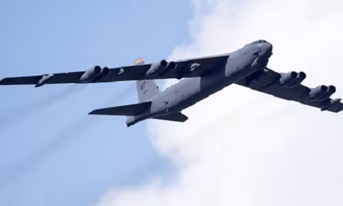 Một chiếc B-52 của Không đoàn ném bom số 5.