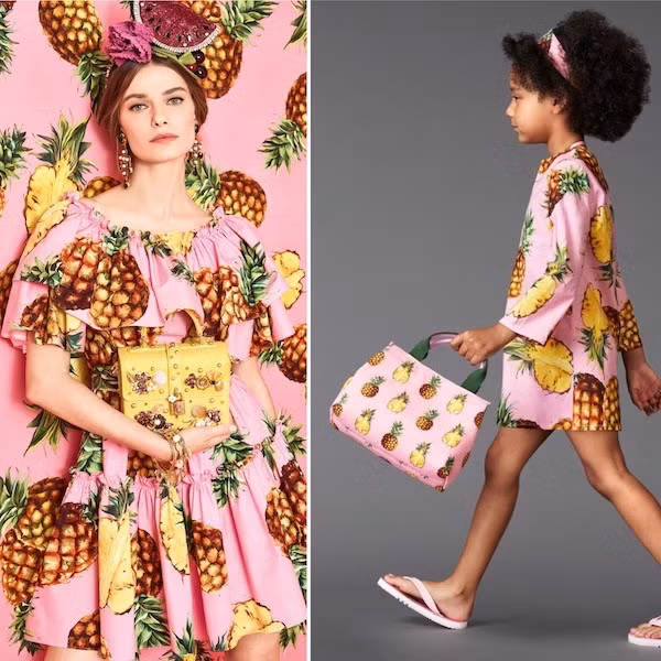 BST xuân hè 2017 của Dolce & Gabbana hot sần sật cùng hoạ tiết fruit-print từ top, bottom cho đến thiết kế túi và váy.