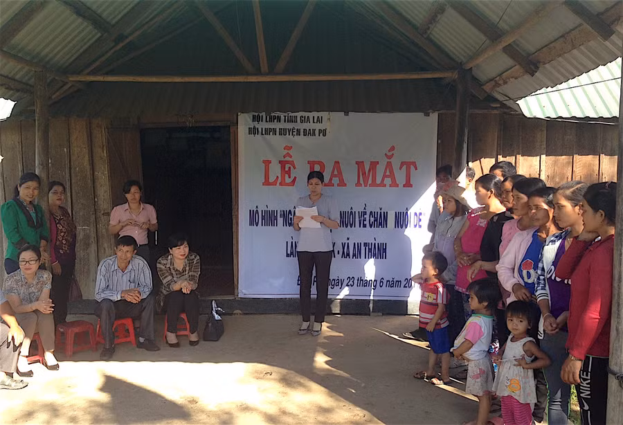 Quang cảnh lễ ra mắt. Ảnh: Hồng Thi