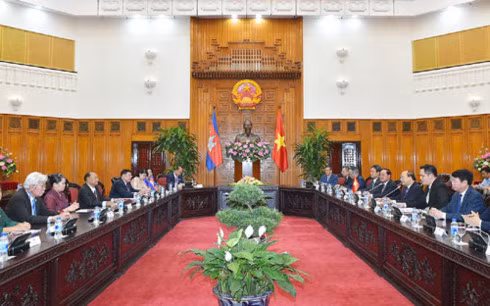 Quang cảnh buổi tiếp