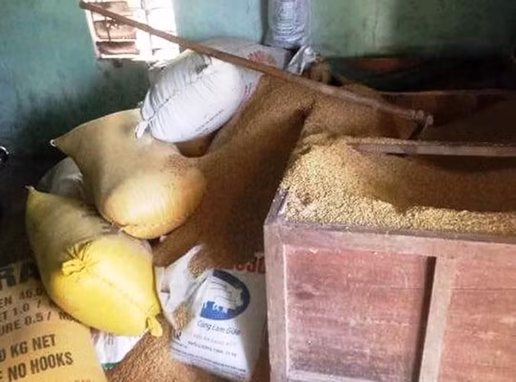 Hiện trường, nơi gia đình bà H. báo mất 49 cây vàng Hiện trường, nơi gia đình bà H. báo mất 49 cây vàng