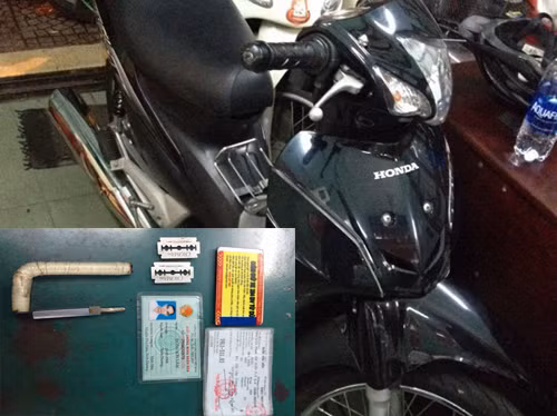 Tang vật cảnh sát thu giữ