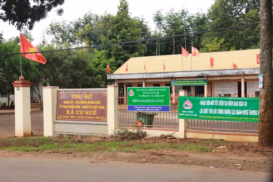 UBND xã Cư Suê nơi ông Hiền từng công tác UBND xã Cư Suê nơi ông Hiền từng công tác
