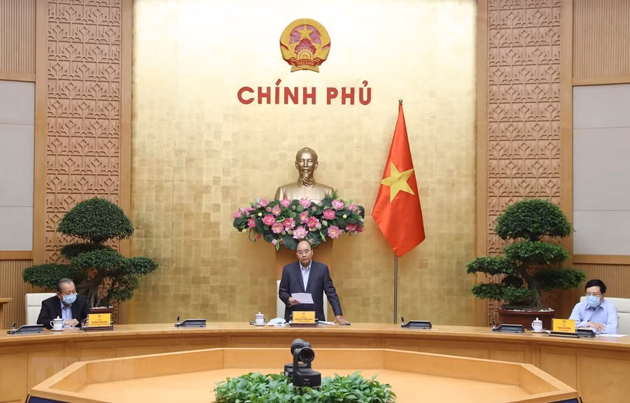 Thủ tướng Nguyễn Xuân Phúc phát biểu. (Ảnh: Thống Nhất/TTXVN)