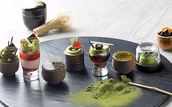 Tiệc matcha buffet - Ảnh: Grape