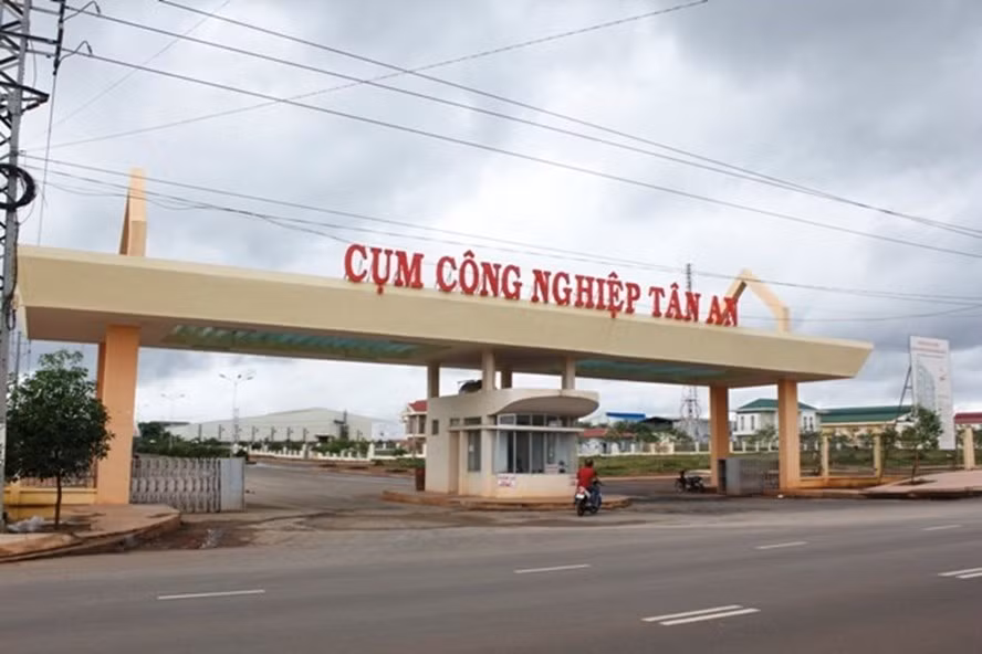  Cụm công nghiệp Tân An hiện chưa có khu thiết chế công đoàn.