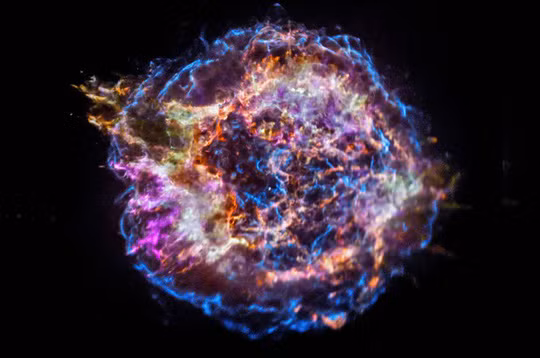  Một siêu tân tinh sinh ra từ cái chết của một ngôi sao - ảnh: NASA