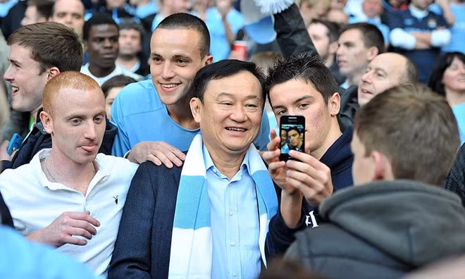 Ông Thaksin từng là chủ sở hữu Manchester City.