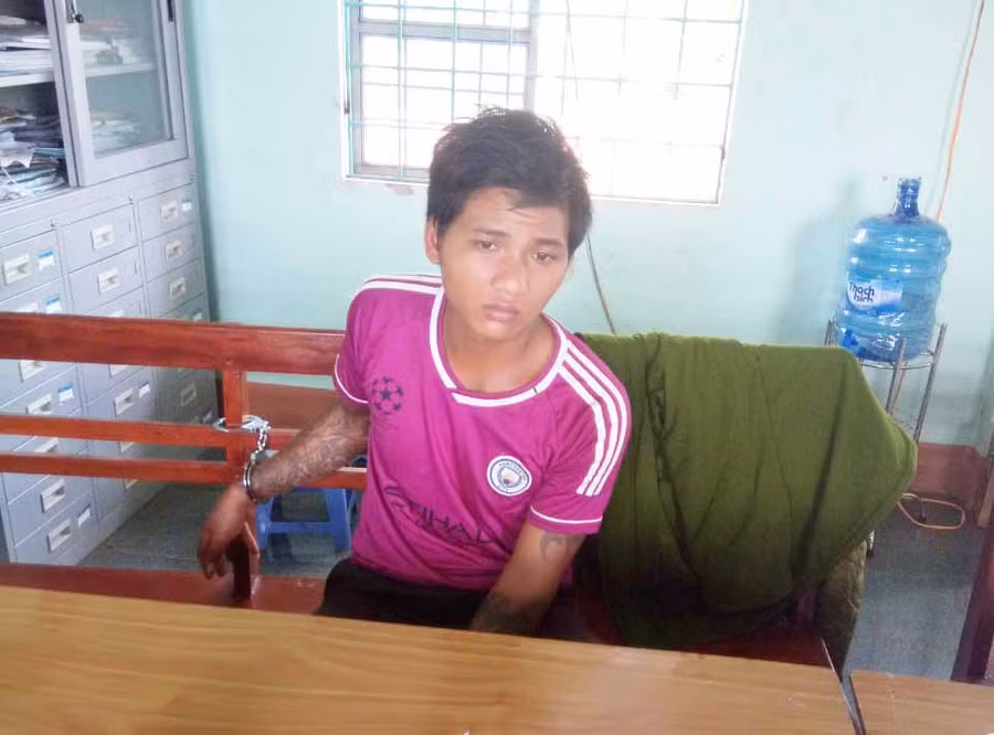 Đối tượng Tiến. Ảnh: Thanh Tùng 