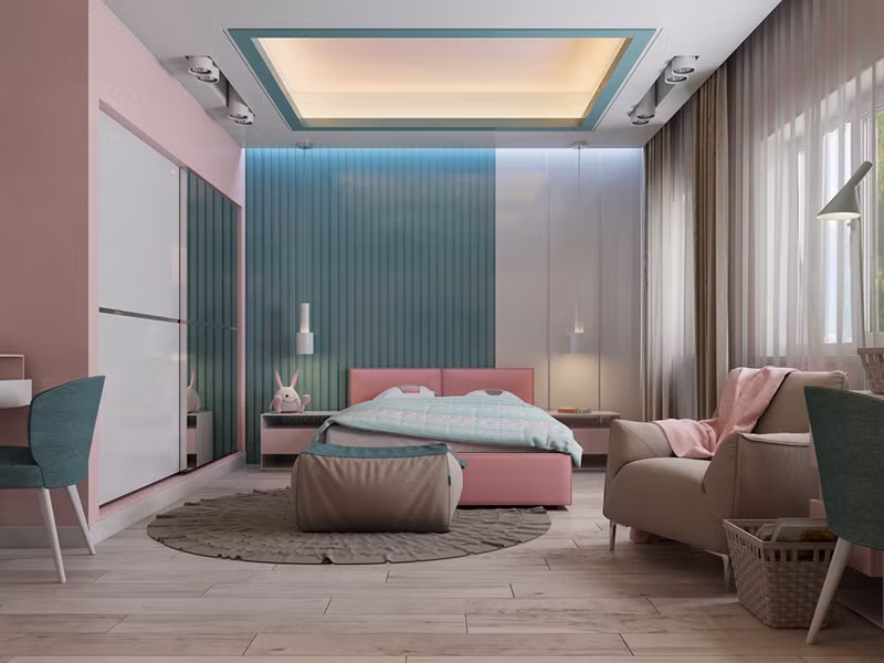 Phòng ngủ được thiết kế đơn giản nhưng hết sức ấm áp vì các đồ dùng có màu sắc sáng sủa. Phòng ngủ được thiết kế đơn giản nhưng hết sức ấm áp vì các đồ dùng có màu sắc sáng sủa.