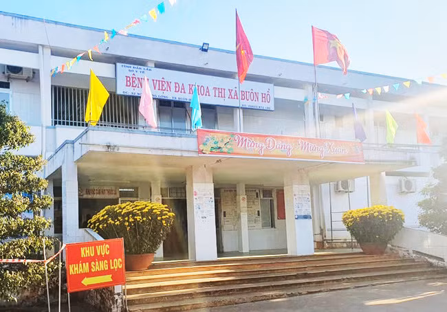  Bệnh viện Đa khoa TX.Buôn Hồ nơi sản phụ H.H.M nhập viện để sinh.