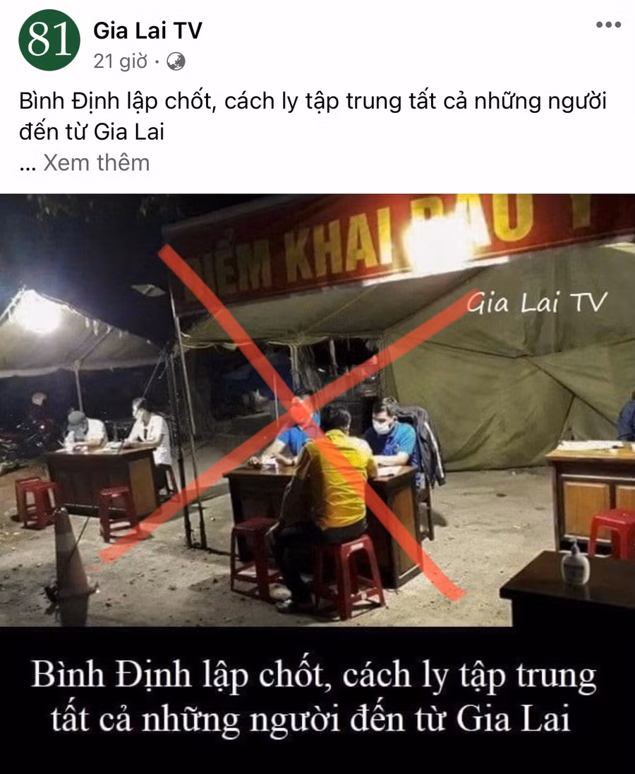 Một số trang Facebook giật tít gây hiểu nhầm. 